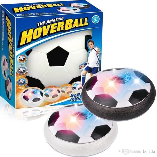 Kids' LED Hover Soccer Ball with Soft Foam Edges for Indoor Play