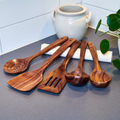Walnut Kitchen Utensil Set (5 Pieces)