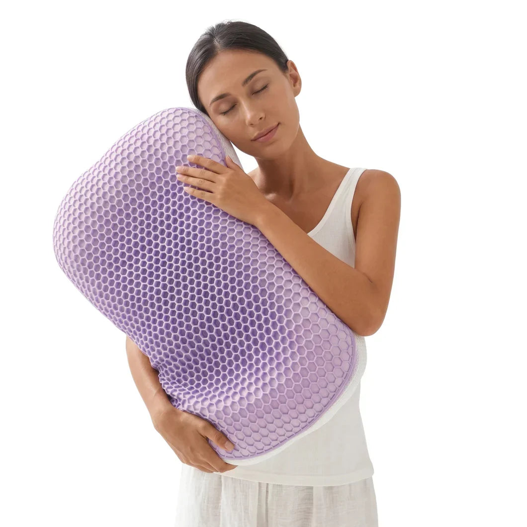 Breathable Ergonomic TPE Pillow for Head and Neck Support