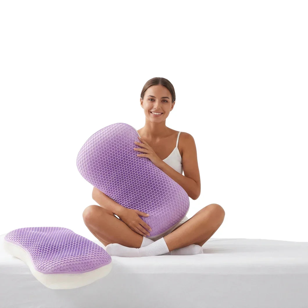 Breathable Ergonomic TPE Pillow for Head and Neck Support