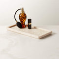Genuine Travertine Stone Tray – Decorative 9.8 × 5.9 in Organizer