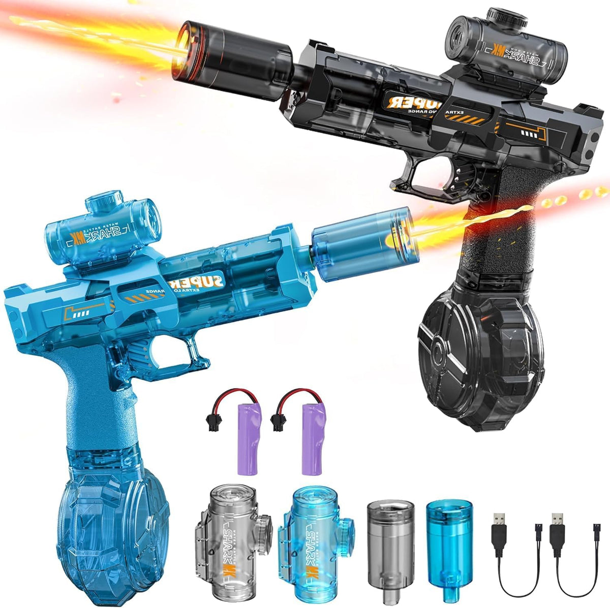 Kids' Electric Water Gun with Automatic Firing for Outdoor Play