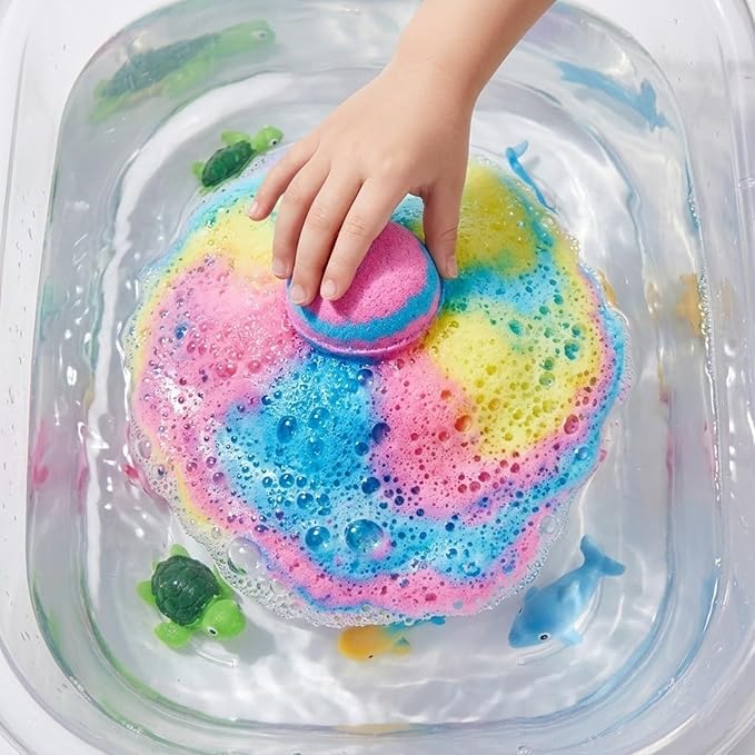 Kids' Colorful Bath Bomb with Surprise Toy Inside