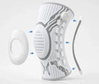 Adjustable Knee Support with Dial Compression and Breathable Fit