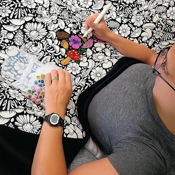 Kids' Color-Your-Own Blanket – Creative Coloring Activity