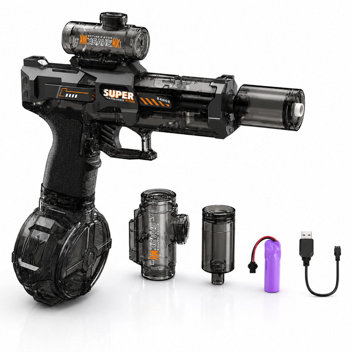 Kids' Electric Water Gun with Automatic Firing for Outdoor Play