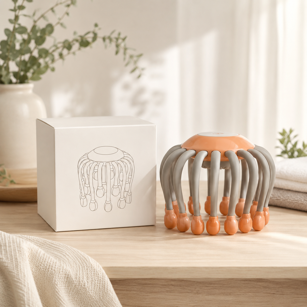 Scalp & Head Massager with Soft Massage Points