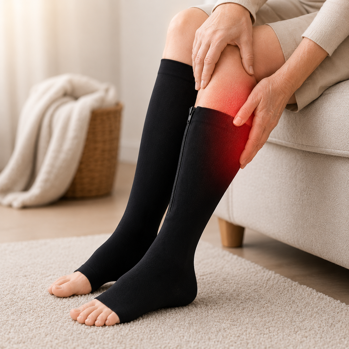 Everyday Compression Socks for Work & Travel – 2-Pack