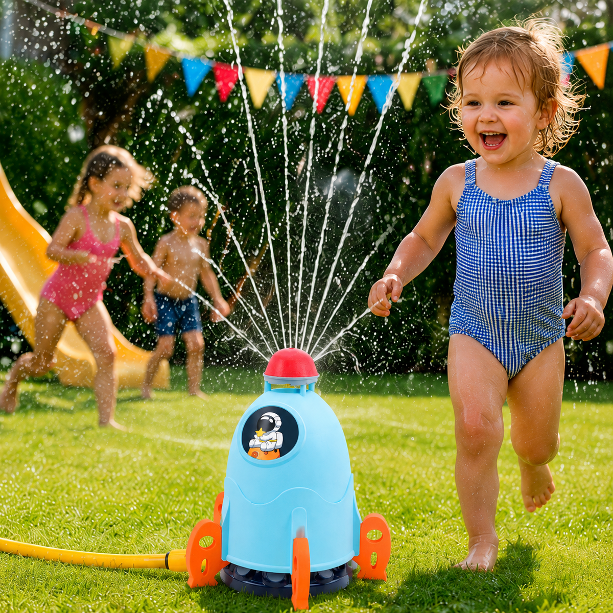 Kids' Water Rocket Sprinkler – Spinning Outdoor Water Toy
