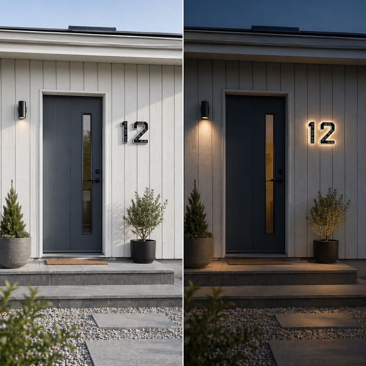 Vindahls House Numbers | Illuminated & Solar-Powered