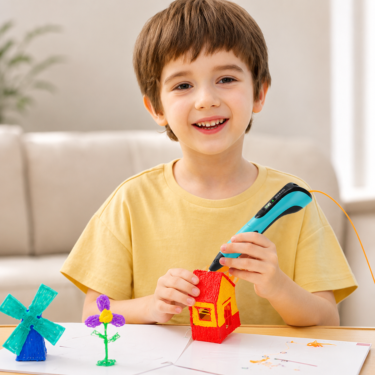 3D Drawing Pen for Kids – Make Figures, Decorations & Art