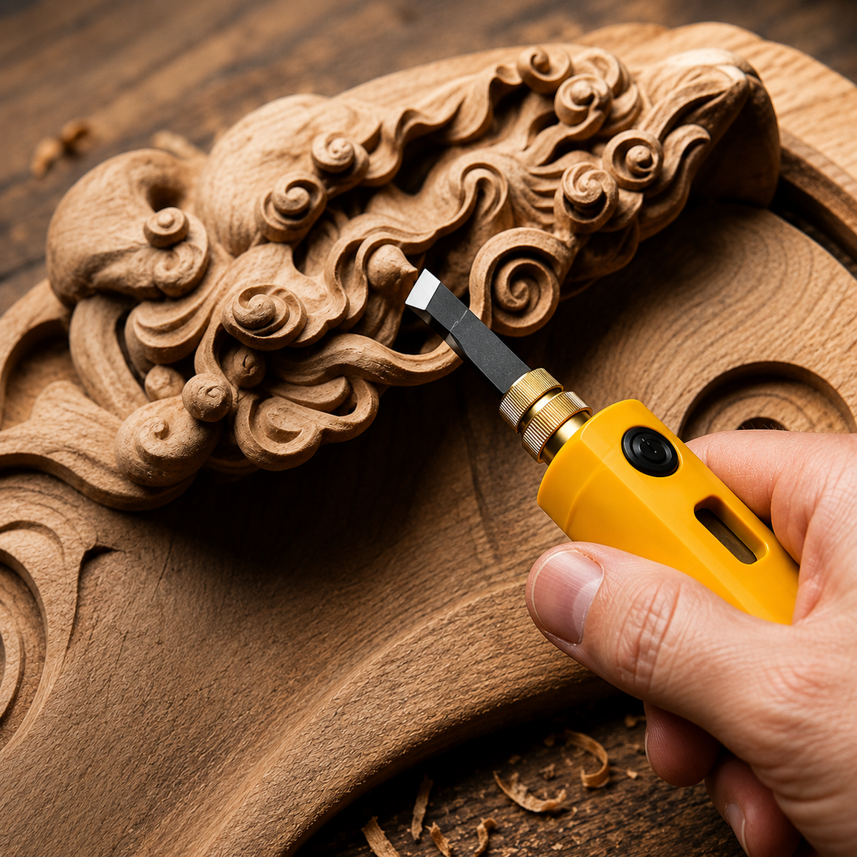 Electric Wood Carving Tool for Detail Work and Engraving