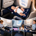 Kids' Portable Airplane Bed – Travel Seat Extender for Rest