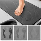 Water-Absorbent Stone Bath Mat – Non-Slip 15.7 × 23.6 in