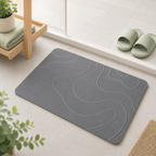 Water-Absorbent Stone Bath Mat – Non-Slip 15.7 × 23.6 in
