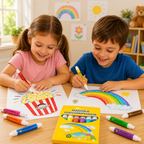 Colorful 3D Markers for Raised-Effect Drawing & Crafts