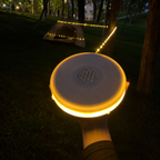 10 m Solar LED Camping String Lights with Flashlight & Power Bank