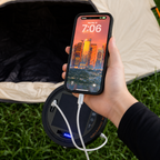 10 m Solar LED Camping String Lights with Flashlight & Power Bank