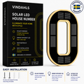 Vindahls House Numbers | Illuminated & Solar-Powered