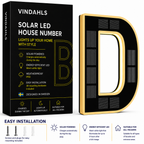 Vindahls House Numbers | Illuminated & Solar-Powered