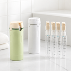 4-in-1 Refillable Travel Bottle for Shampoo, Conditioner & Lotion