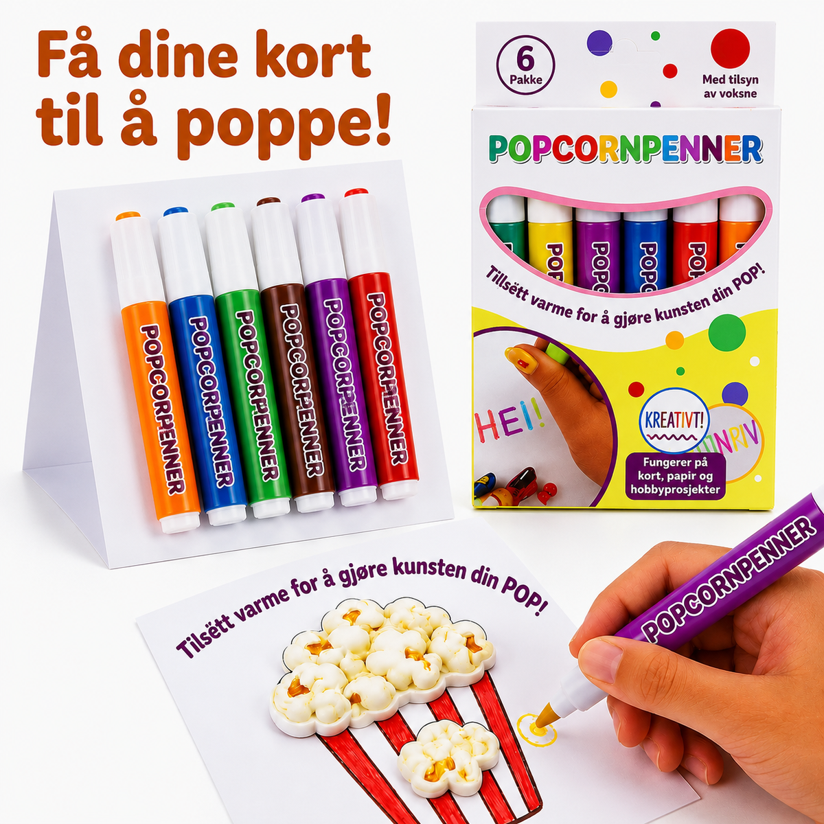 Colorful 3D Markers for Raised-Effect Drawing & Crafts