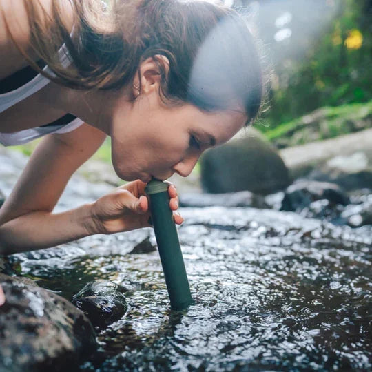 Portable Water Filter for Hiking, Camping & Emergency Kits – 1,500 L Capacity