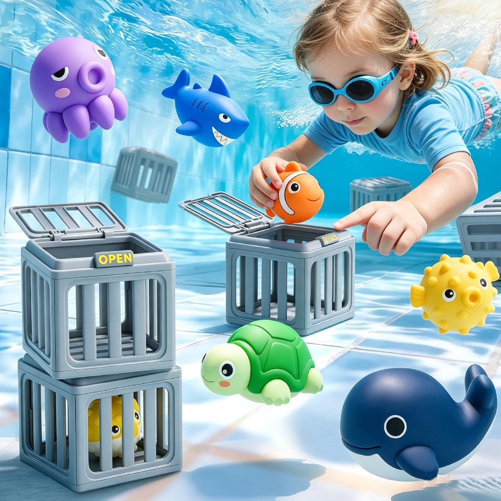Kids' Pool Diving Toys – Sinking Sea Animal Toys