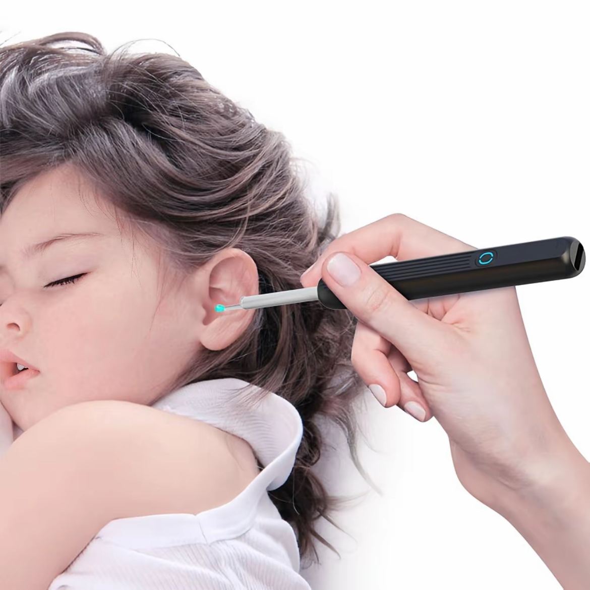 Ear Cleaning Tool with Built-In Camera & Live Phone Viewing