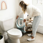 Kids' Potty Training Toilet Seat with Adjustable Steps – Foldable