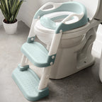 Kids' Potty Training Toilet Seat with Adjustable Steps – Foldable
