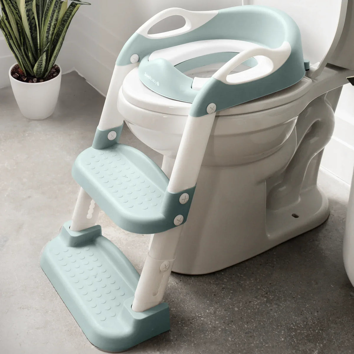 Kids' Potty Training Toilet Seat with Adjustable Steps – Foldable