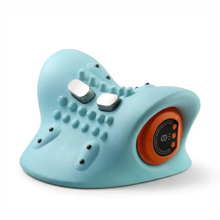 Cordless Electric Neck Massager with EMS, Heat & Vibration