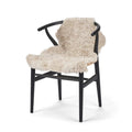 Scandi Living Sheepskin Throw Natural White