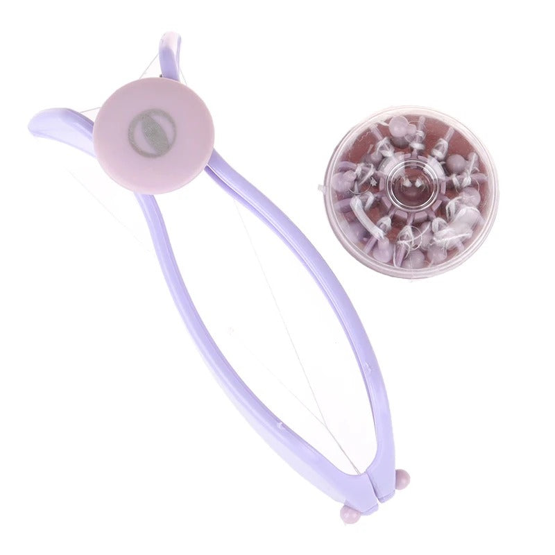 Manual Facial Hair Threading Tool – Battery-Free Epilator