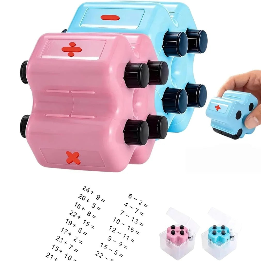 Kids' Math Roller Stamp for Arithmetic Practice