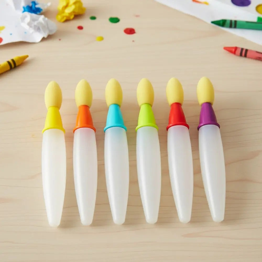 Reusable Foam Paintbrush Set for Sidewalk Art & Outdoor Painting – 3-Pack
