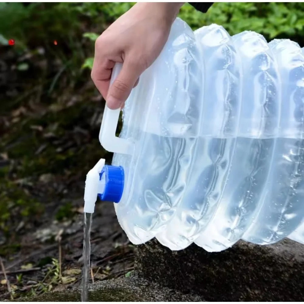 5-Litre Collapsible Camping Water Container with Tap