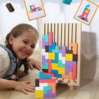Kids' Building Block Logic Puzzle – Colorful Problem-Solving Game