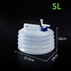 5-Litre Collapsible Camping Water Container with Tap