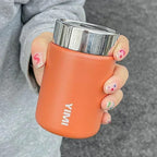 Orange mini termosmugg 230 ml med skruvlock