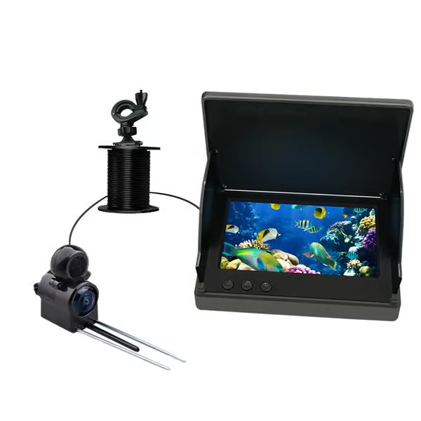 Waterproof Underwater Fishing Camera with Live-View LED Screen
