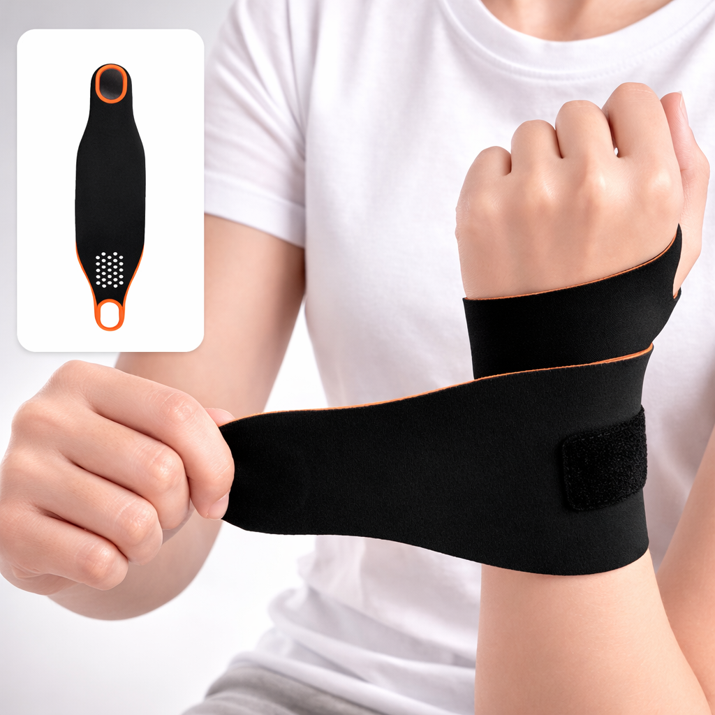 Adjustable Compression Wrist Wrap for Gym Training & Sports